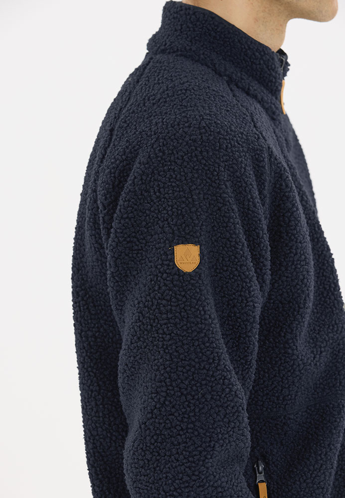 Pioner Teddy - Fleecejacke Navy Blazer