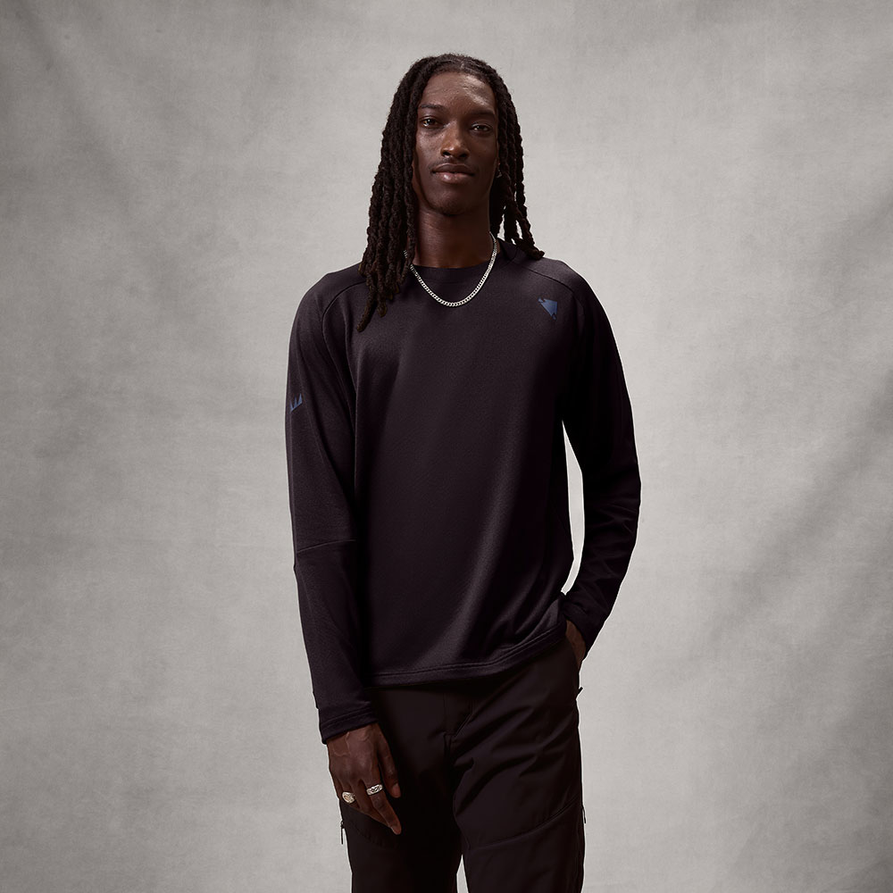 Alltrack Rout Fleece – MTB Long-Sleeved Top Black