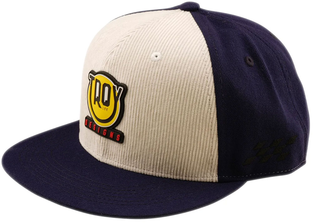 Flat Bill Snapback Happy Dayz - Kappe Indigo/Pumice