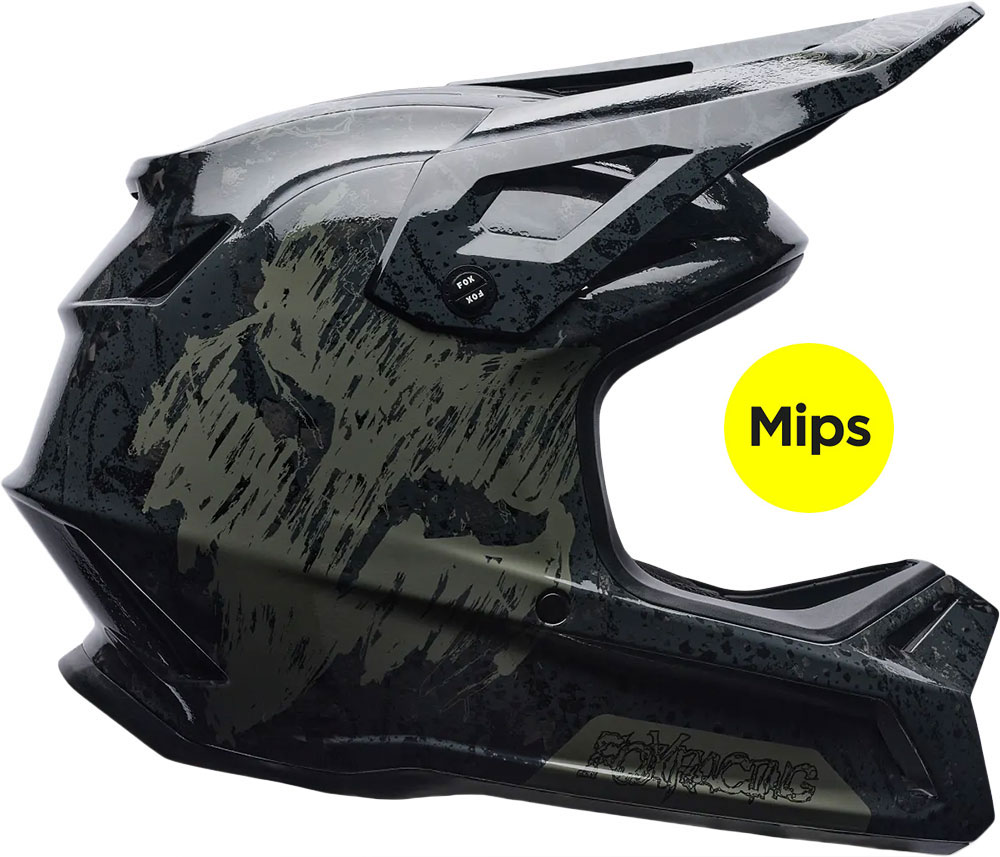 Rampage RS Abyss – Full-Face Helmet Black