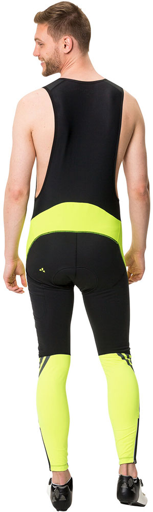 Posta Warm Bib Tights Neon yellow