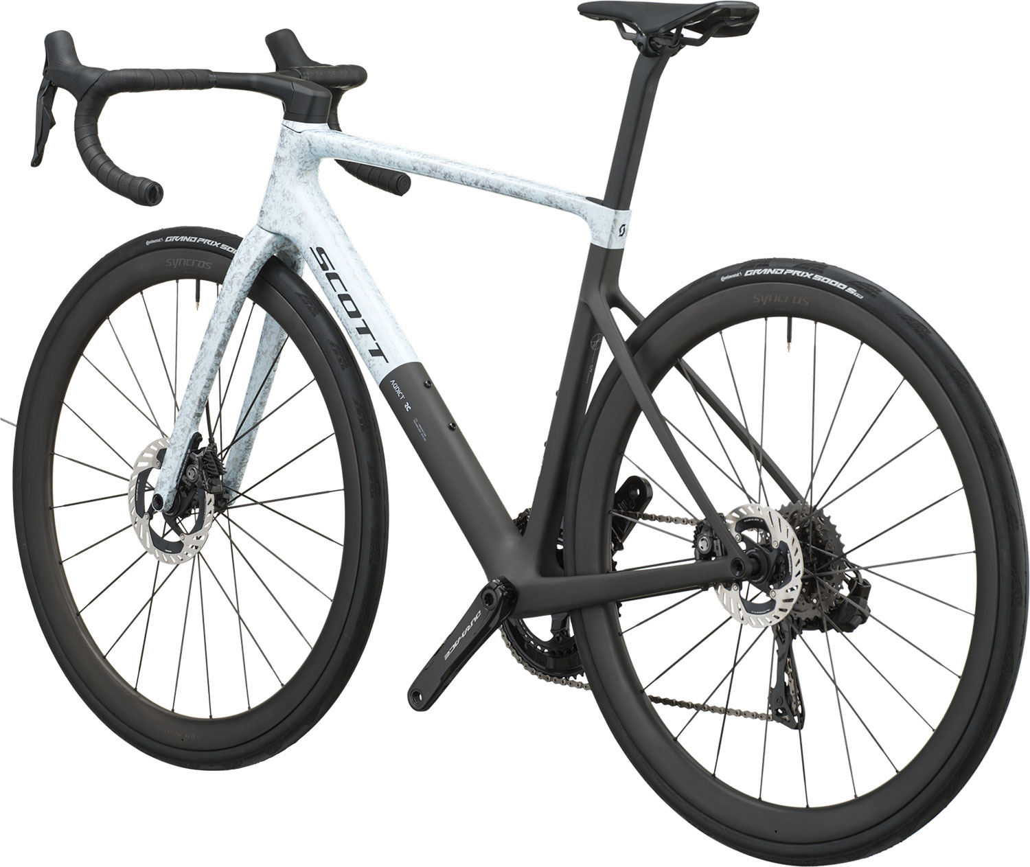 Addict RC Pro Cumulus White/Carbon Black