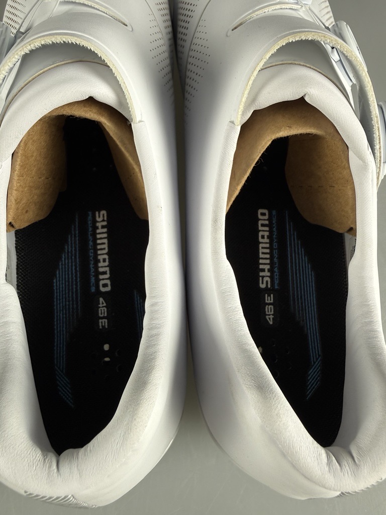 B-WARE / SH-RC703 Weiss - Rennradschuhe breit 46