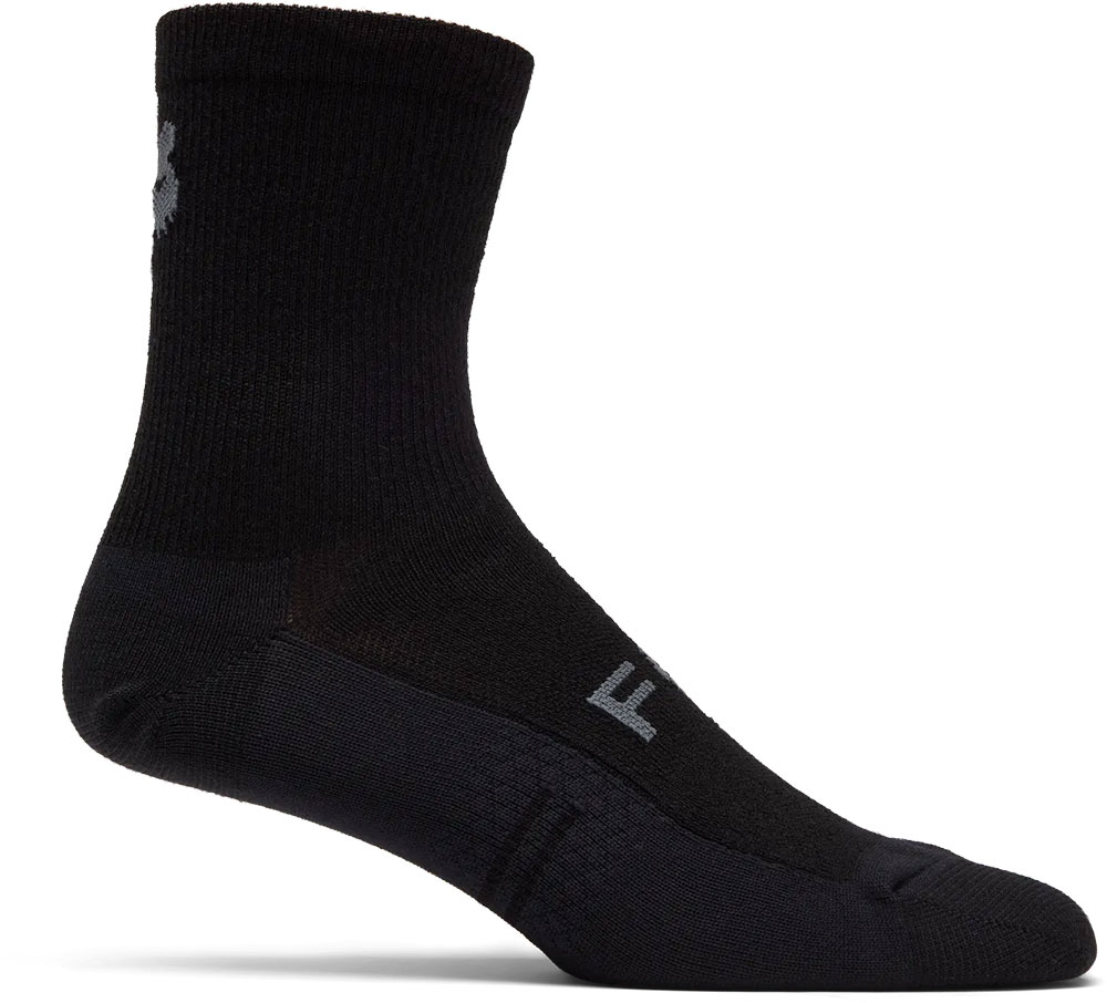 6" Flexair Merino - MTB Socken Black