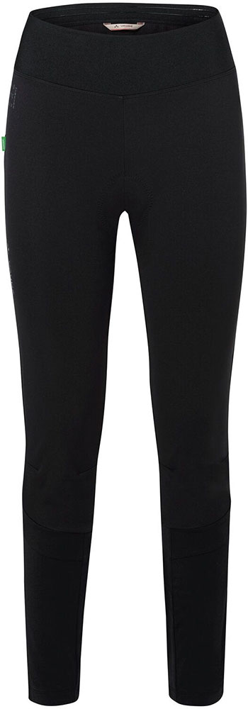 Matera Warm Tights II - Culote de ciclismo para mujer con badana, negro