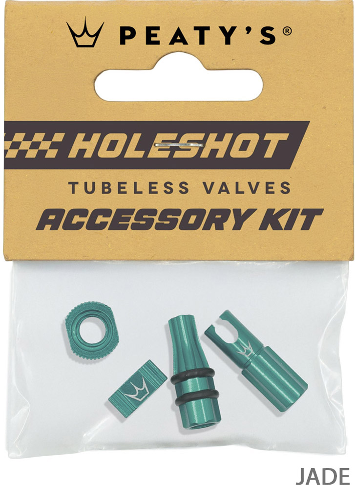 Kit d'accessoires pour valves tubeless Holeshot Fast Flow