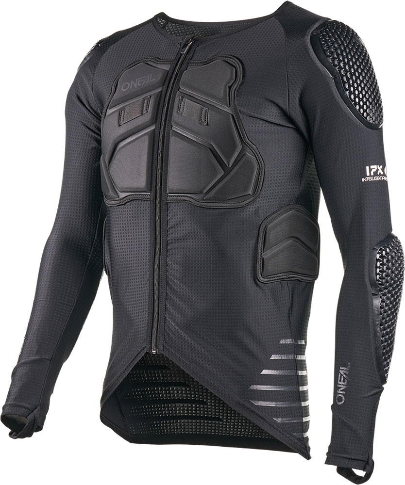 STV - Camiseta protectora de manga larga, negra