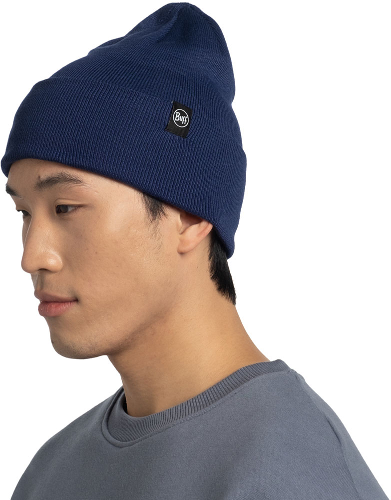 Knitted Beanie ERVINY - Granatowa czapka