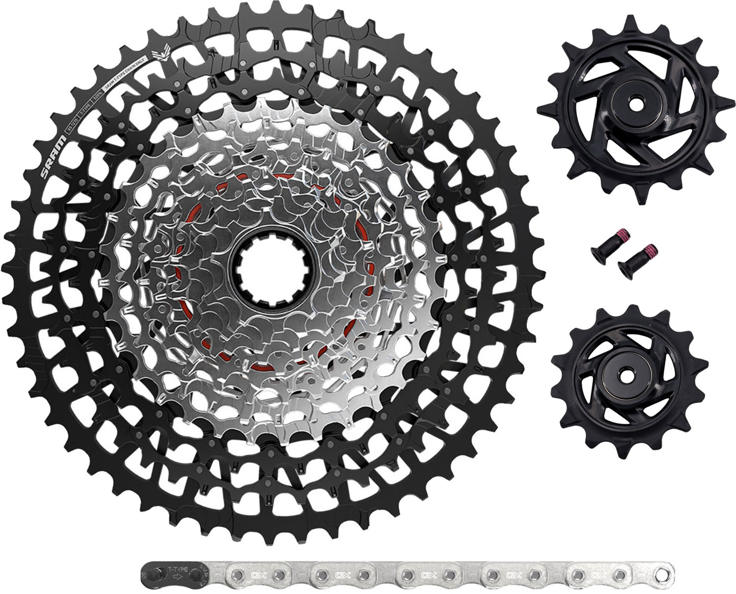 SRAM GX Eagle XG-1275 Cassette + PC GX Eagle Chain 12-speed Wear