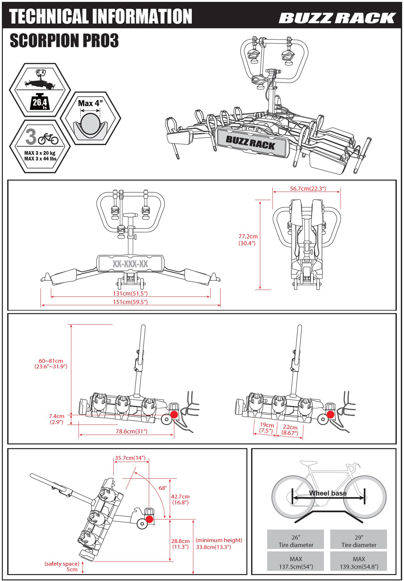 Buzzrack BC-24599-3EFA 20155339 Scorpion PRO 3 - Fahrradträger.jpg