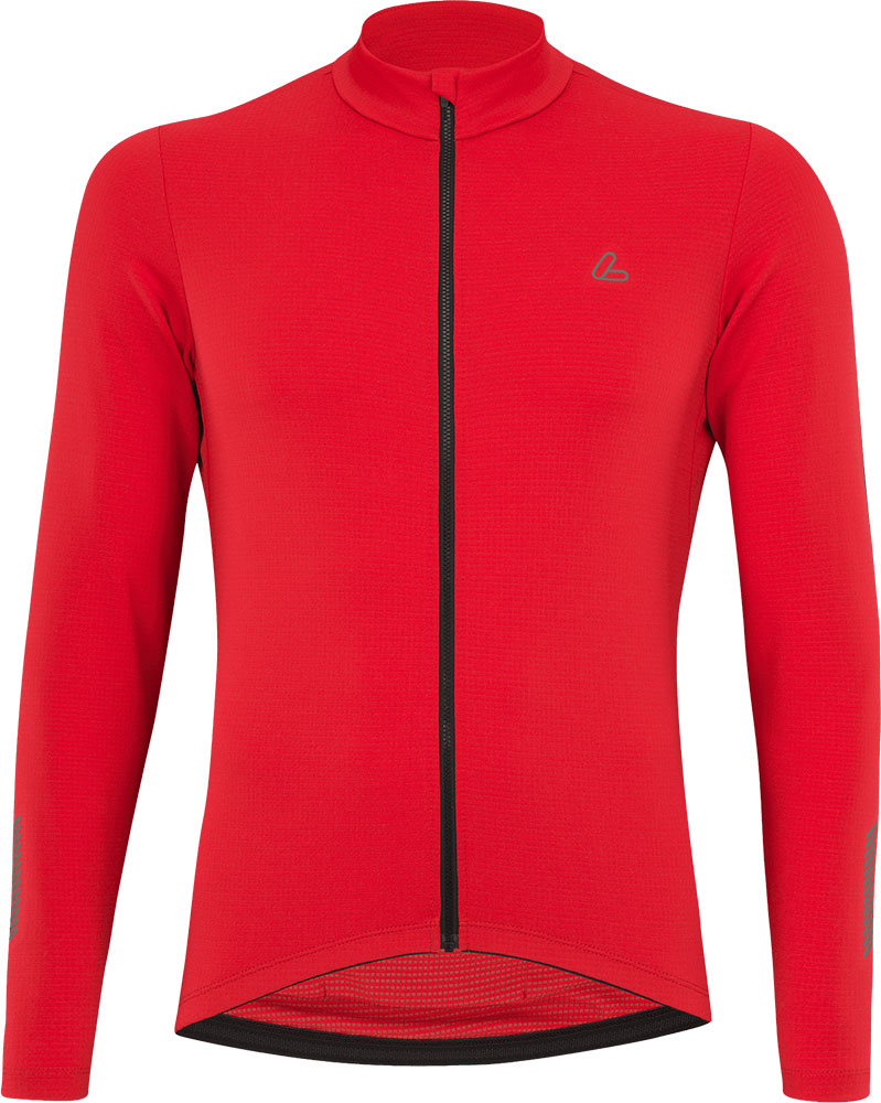 Skys Merino Mid - Langarmtrikot Red