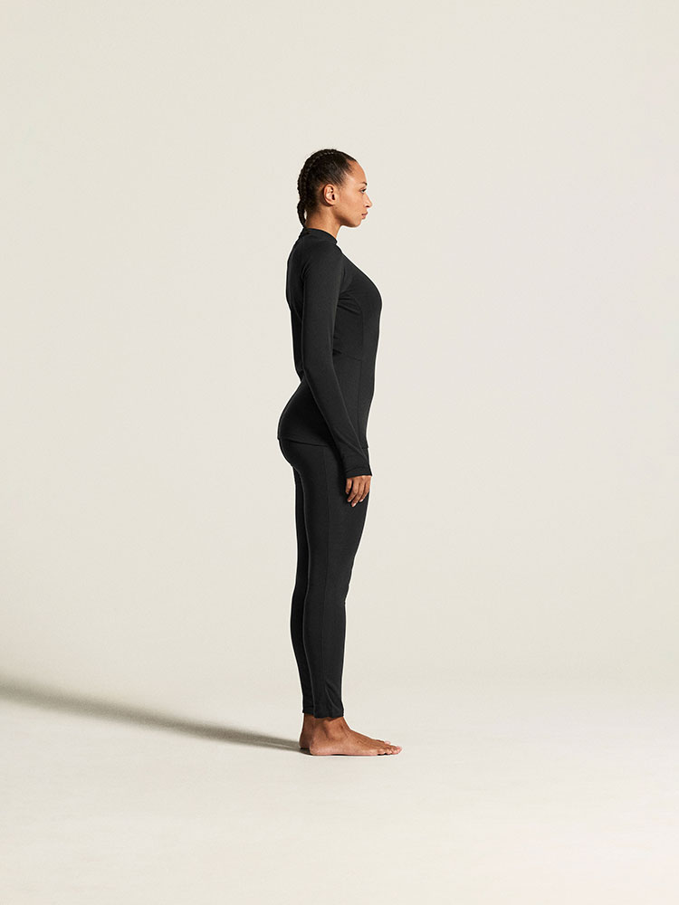 Thermal Base Layer – Women’s Functional Baselayer Black