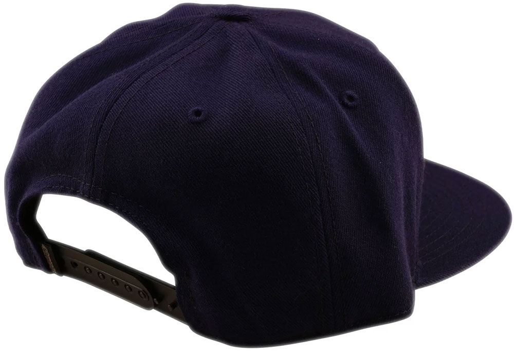 Flat Bill Snapback Imprint – nadruk – czapka w kolorze indygo