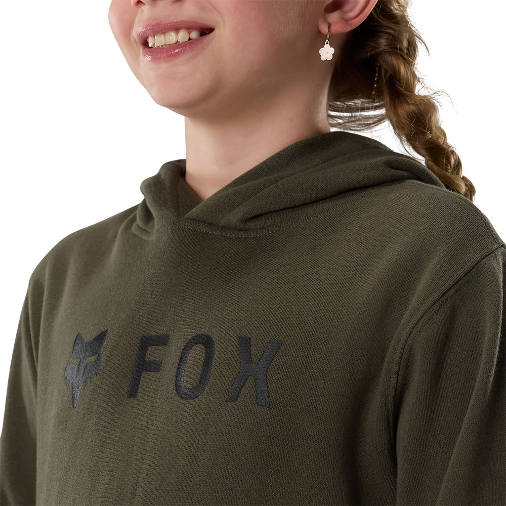 Absolute Fleece – dziecięca bluza z kapturem w kolorze oliwkowym