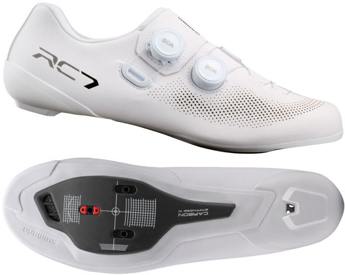 PRODUCTO DE SEGUNDA MANO / SH-RC703 Blanco - Zapatillas de ciclismo de carretera, ancho 46