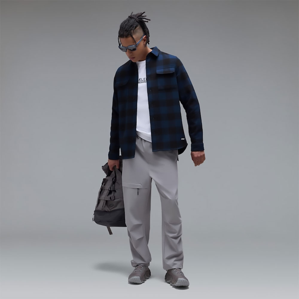 Bear Cozy – koszula flanelowa w kratę w kolorze Abyss/Pitch Black