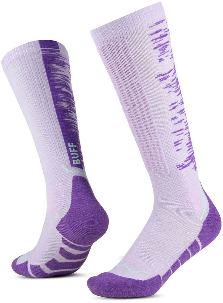 Merino Heavyweight Over the Calf - Chaussettes de ski Lilac
