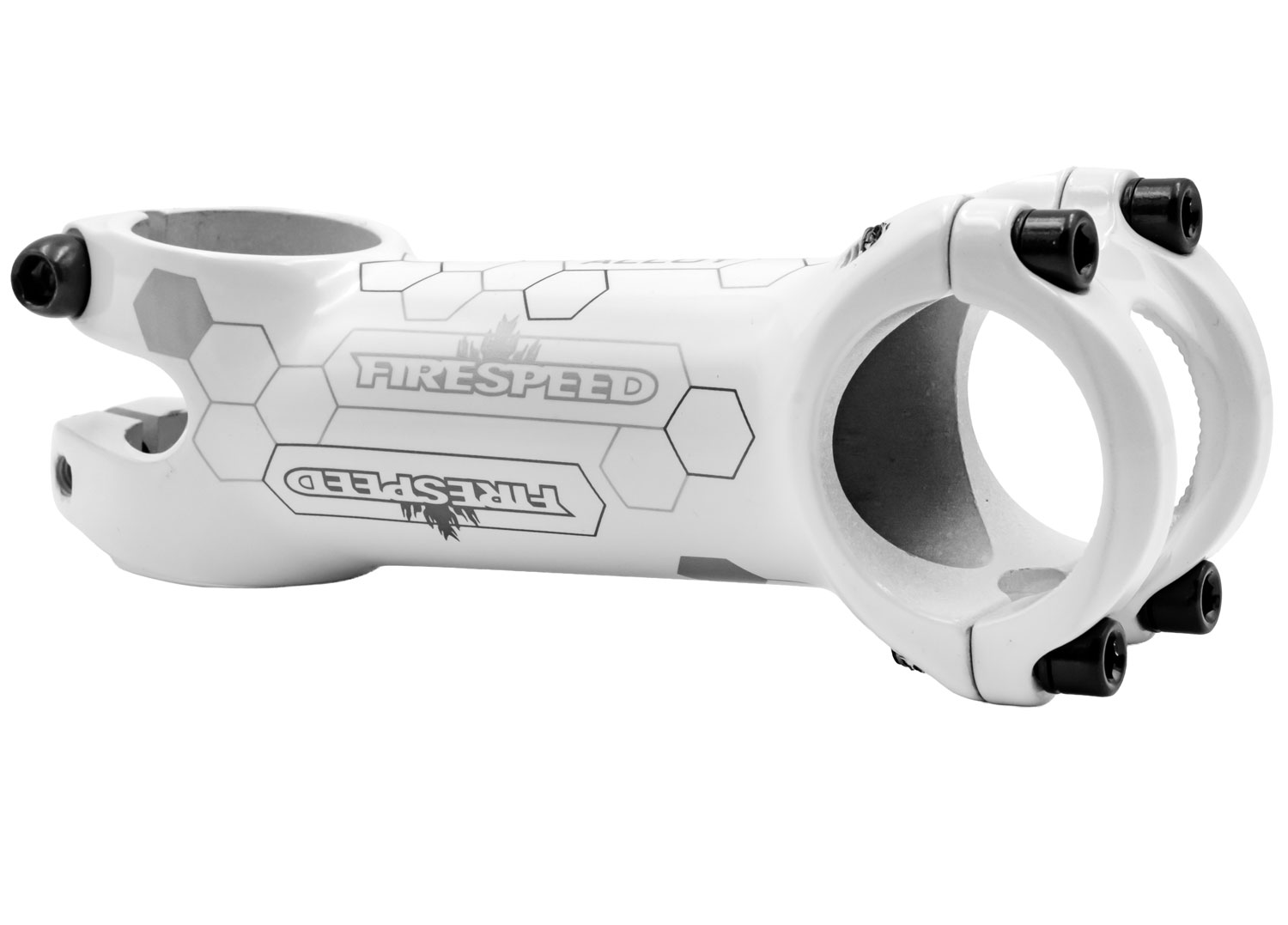 FIRESPEED F-4MFK potencia aluminio 10° 31.8mm blanco