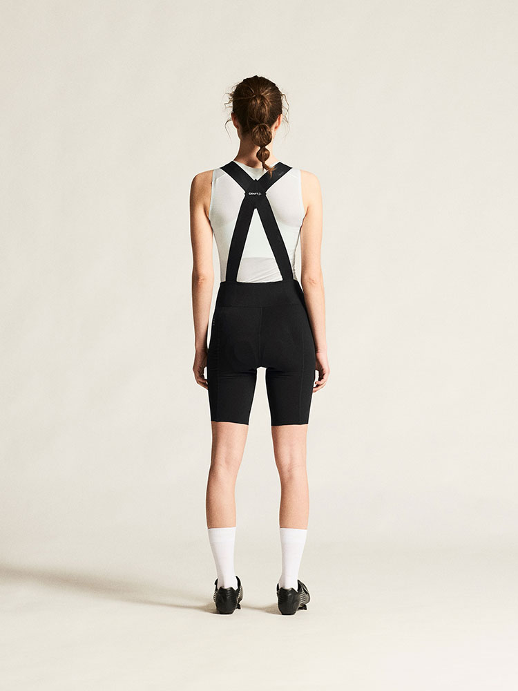 Endurance C2 - Short à bretelles pour femmes avec rembourrage