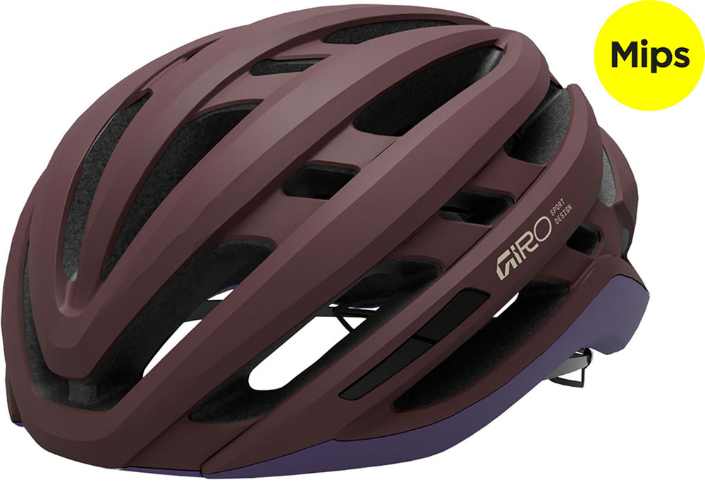 Agilis Mips Matte Dark Maroon - Road Bike Helmet