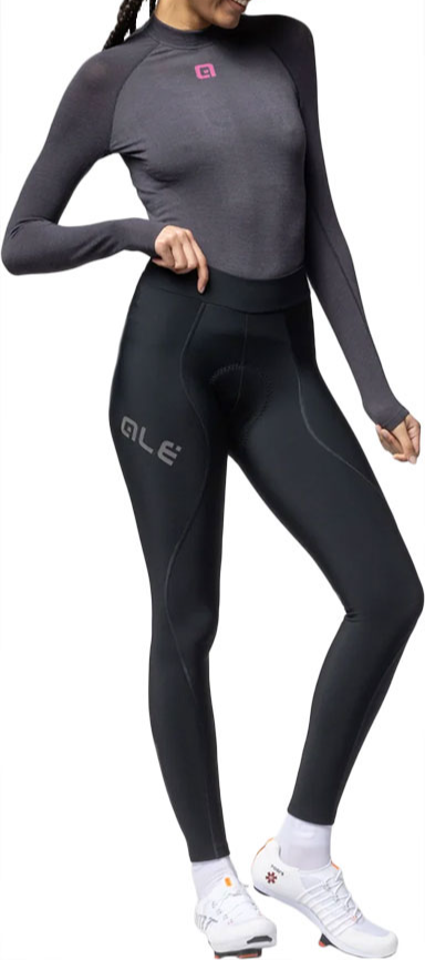 Winter – Women’s Cycling Tights with Pad Nero Black