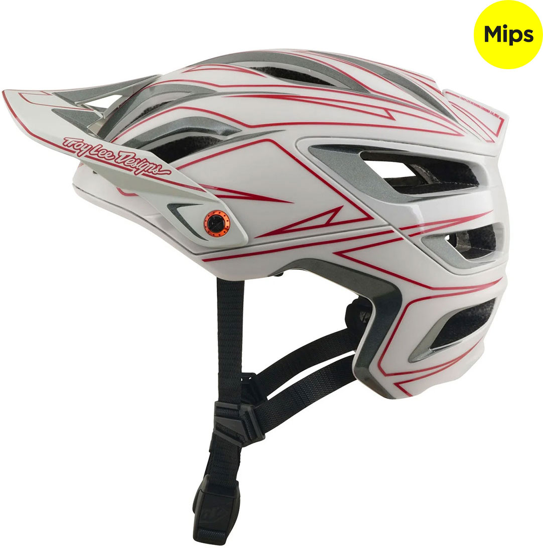 A3 Pinstripe - Casco da MTB grigio