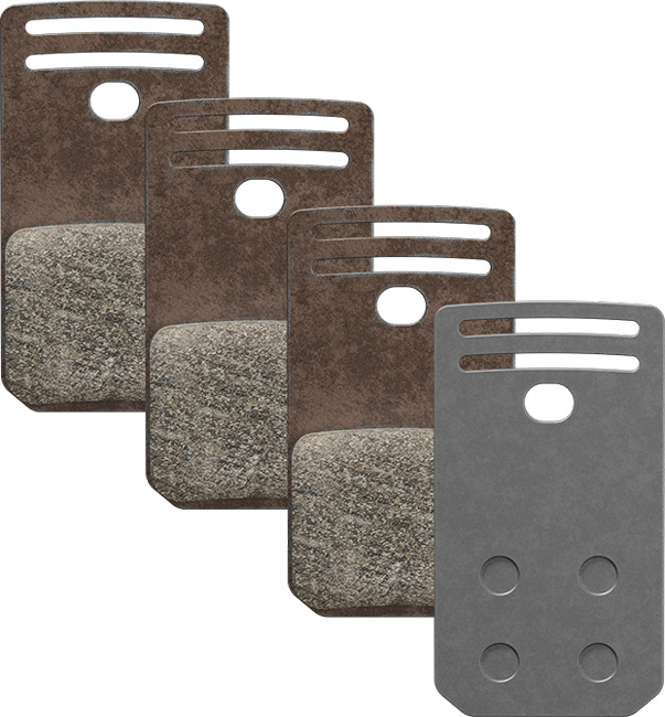 Pastillas de freno MDP 13 Disc, color plata