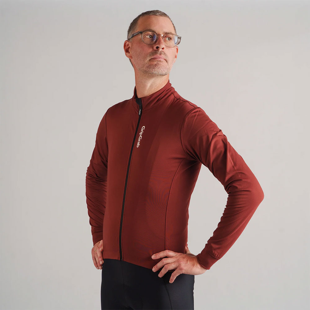 Ride Thermal - Langarmtrikot Dark Red