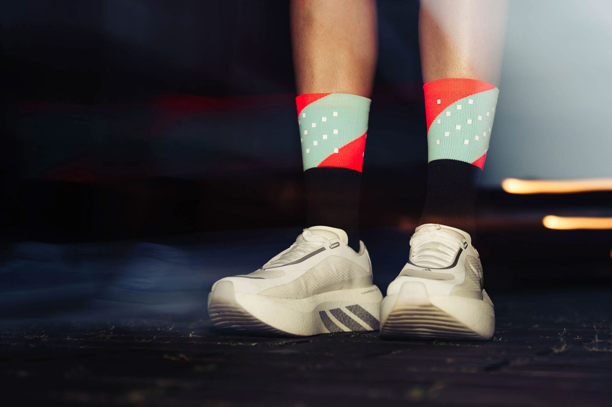High-Viz V4 - Socken Aqua Inferno