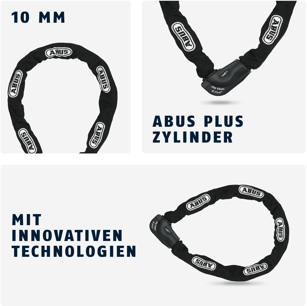 Abus Granit CityChain X-Plus 1060/110 Kettenschlösser kaufen