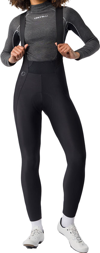 Espresso 2 DT - Damen Trägerhose mit Polster Black