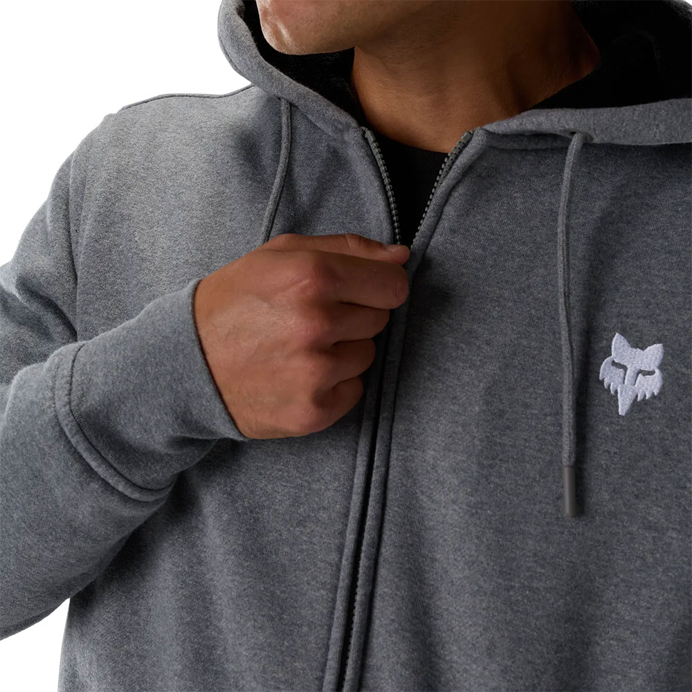 Sasquatch Fox Head Fleece – Hooded Jacket Heather Graphite
