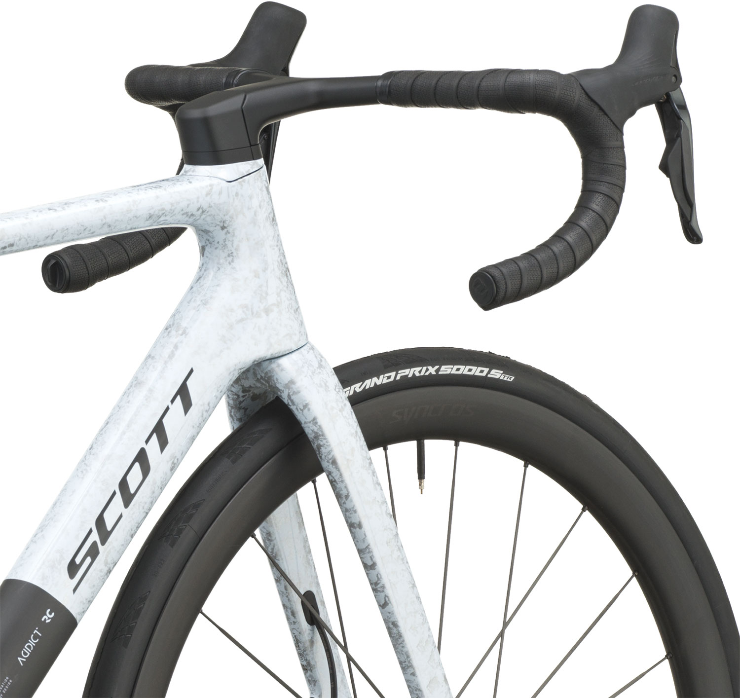 Addict RC Pro Cumulus White/Carbon Black