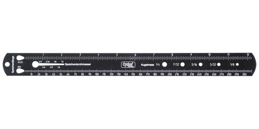 Jauge de rayon en aluminium