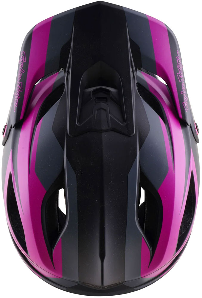 Stage 2 MIPS - Casco integrale Higth VZ Grigio scuro/Fucsia neon