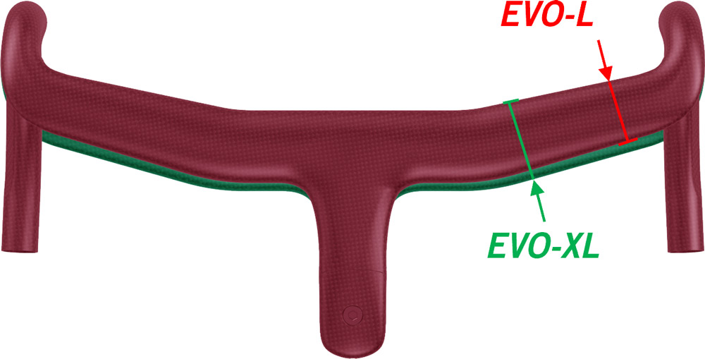 Vision Metron 5D ACR EVO L Carbon Road Bike Handlebar Handlebar