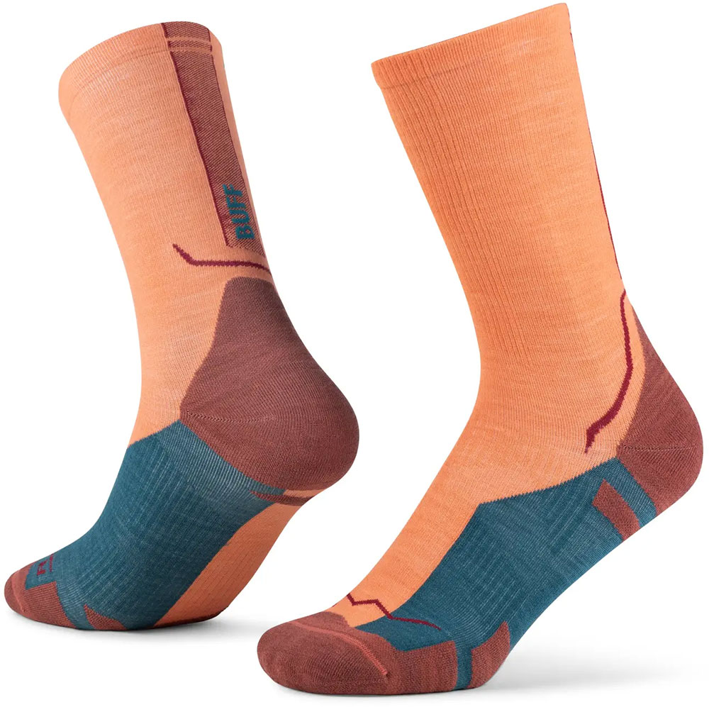 Merino Lightweight Crew - Trekkingsocken Flamingo