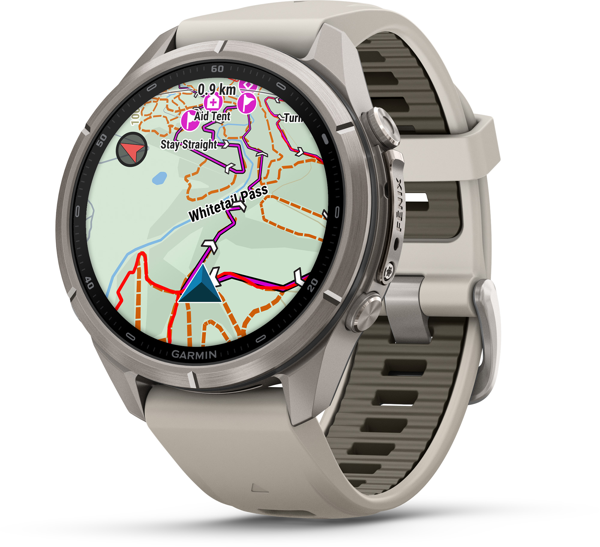 Fenix 9 Pro - inReach®, 43 mm AMOLED - GPS Multisport Smartwatch