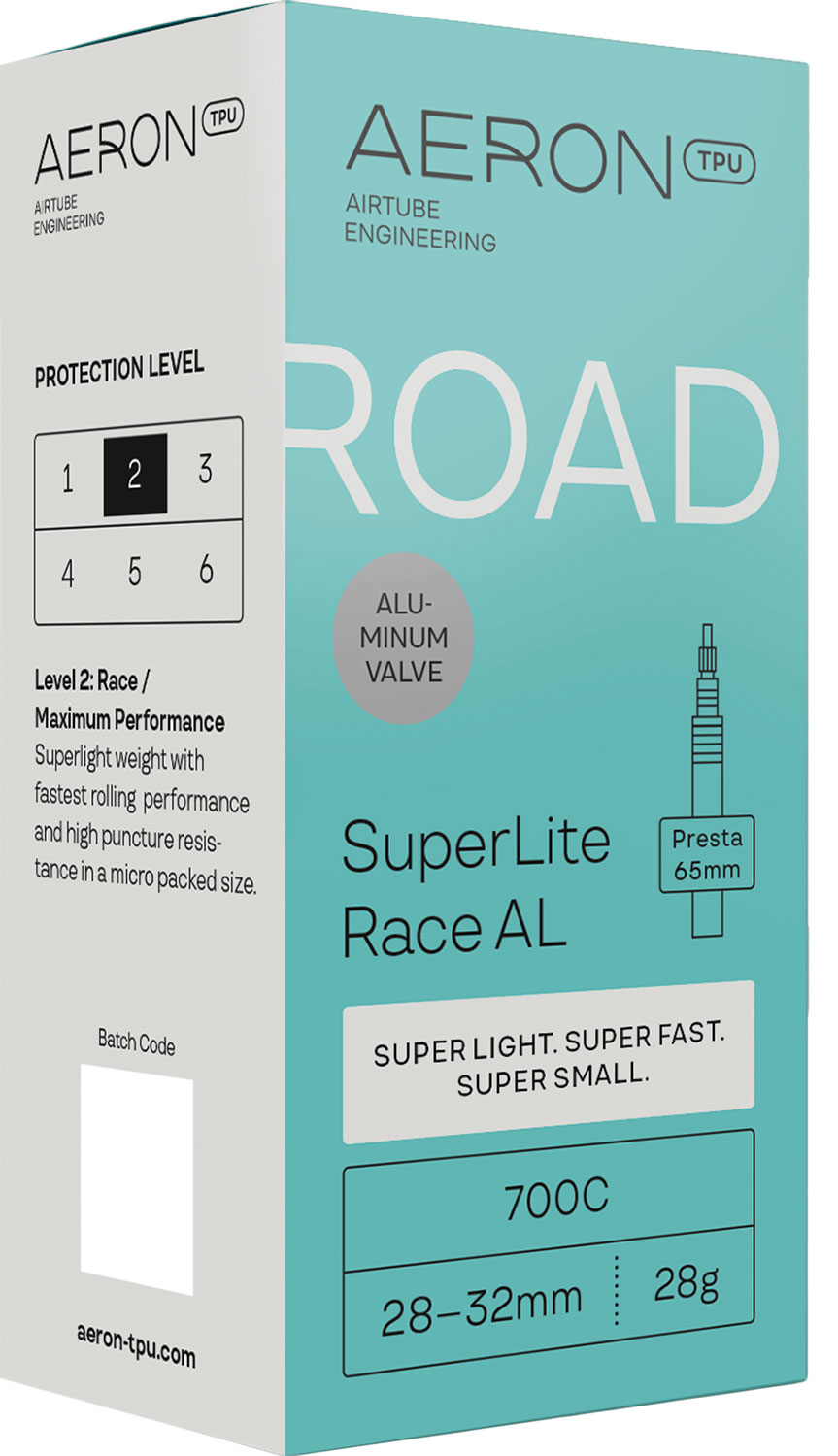 Camera d'aria Road SuperLite Race AL 28-32 mm in TPU