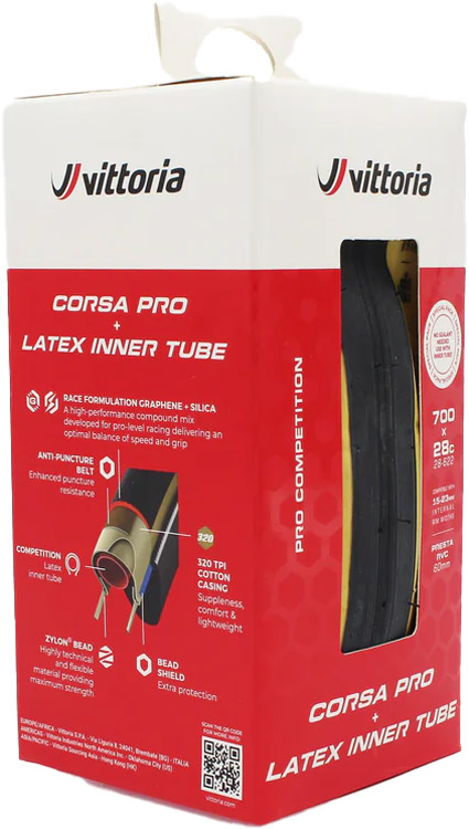 Corsa Pro Tire&Tube-Set Faltreifen inkl. Latex-Schlauch