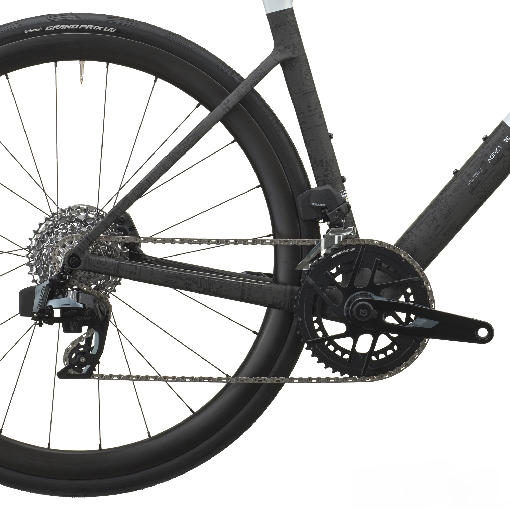 Addict RC 25 Cumulus Blanco Carbono Negro