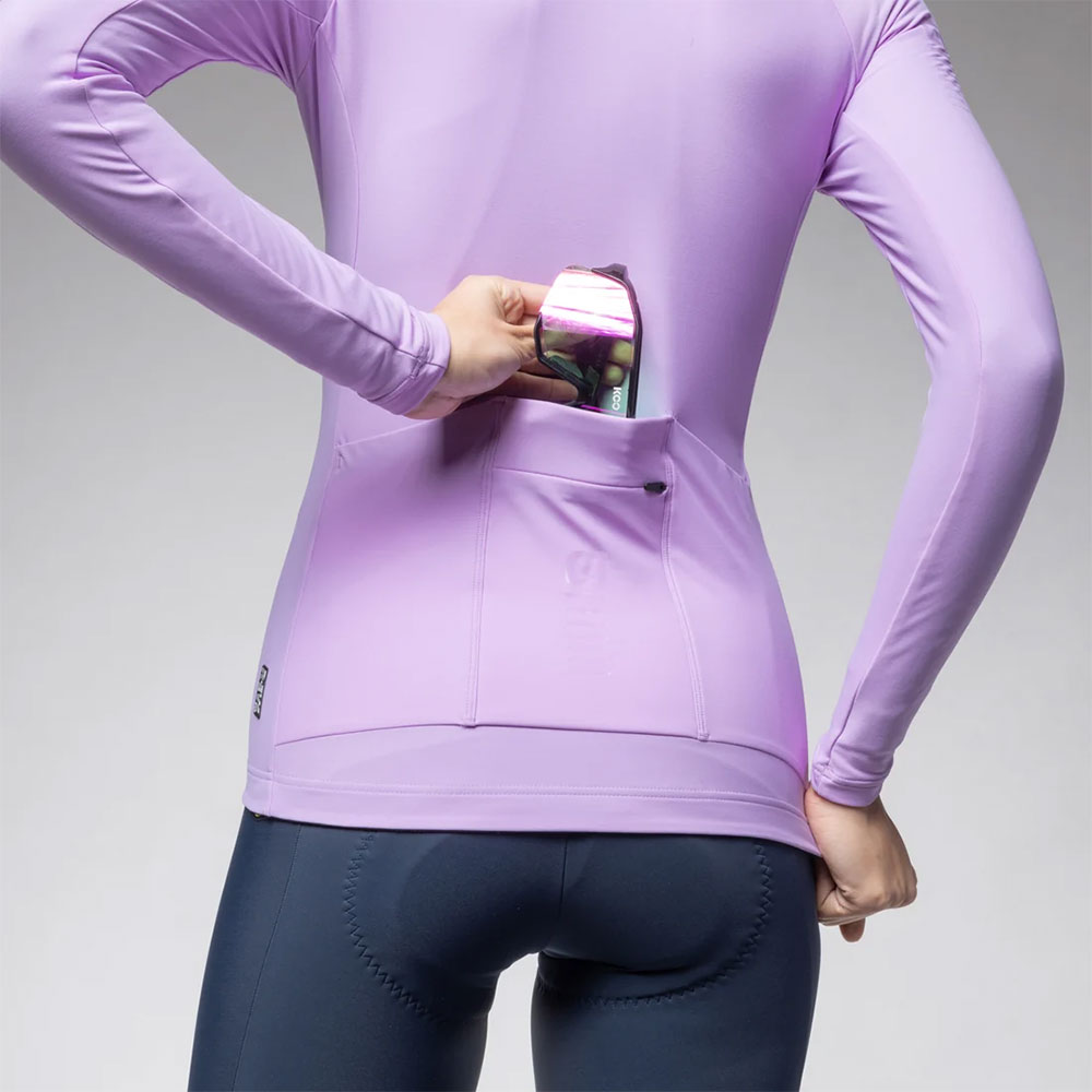 Warm Race 2.0 – Women’s Long-Sleeved Jersey Glicine Wisteria