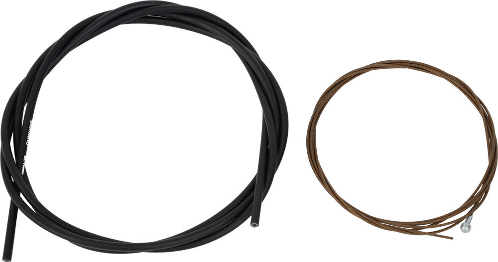 Jeu de câbles de frein de route avec fil intérieur en acier inoxydable, noir