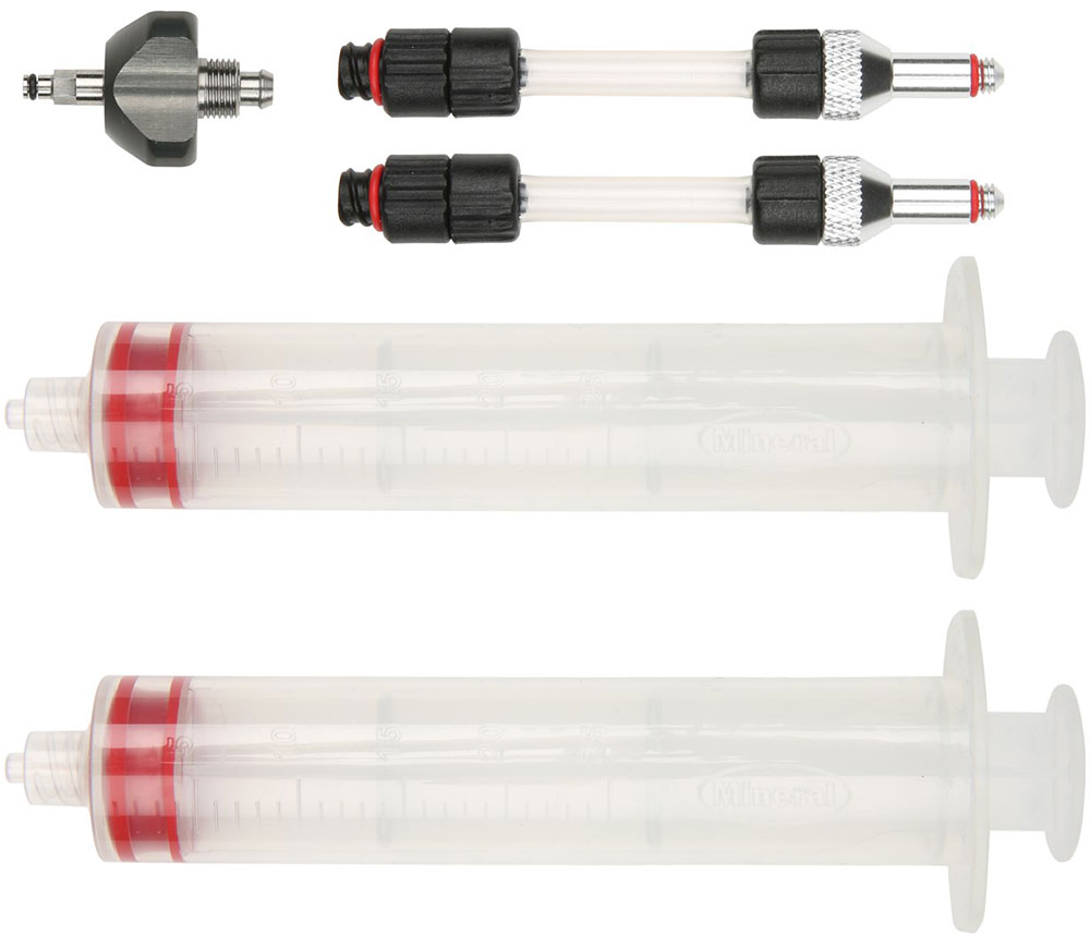 Bleed kit for RX4+ SL mineral oil