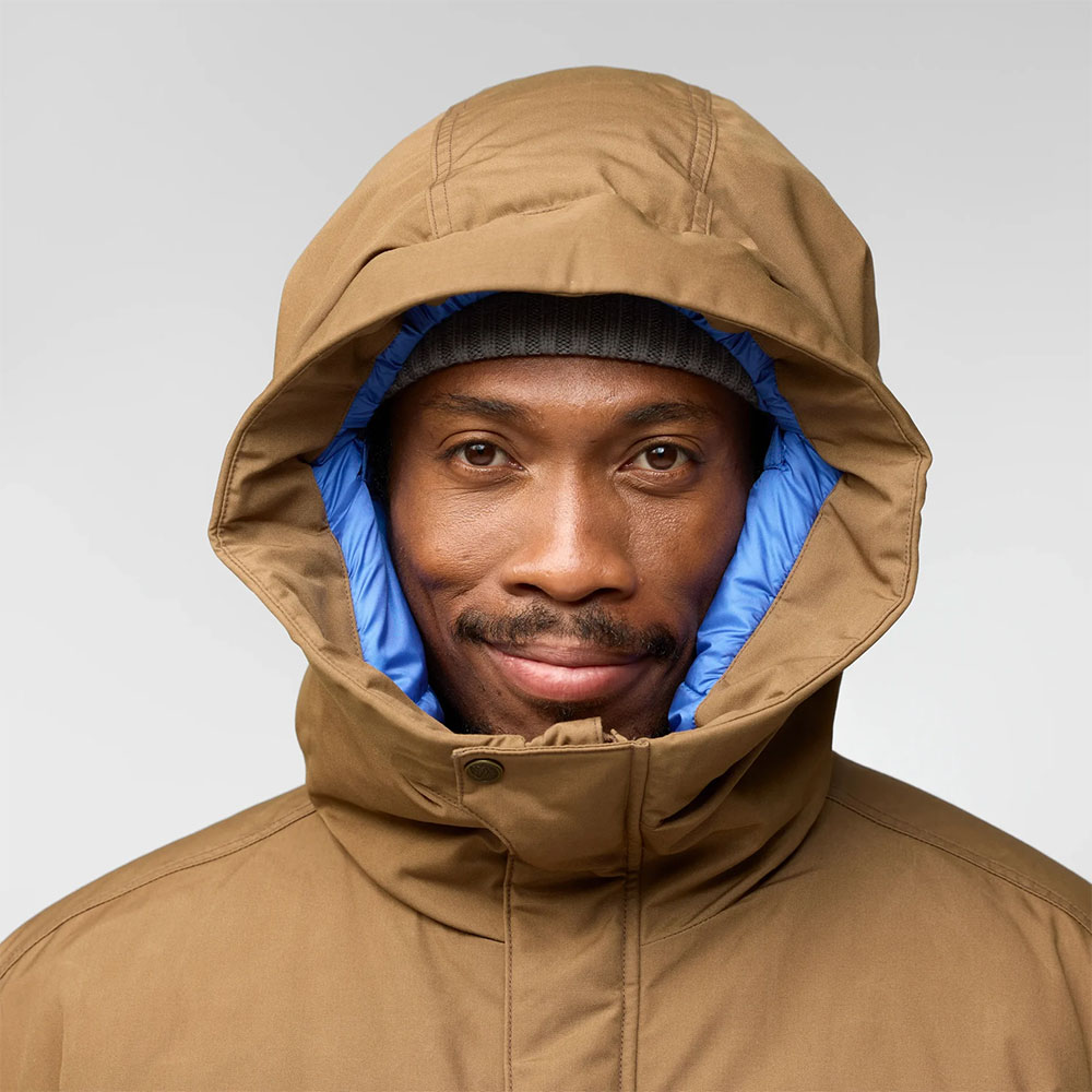 Övik Padded - Winterjacke Wood Brown