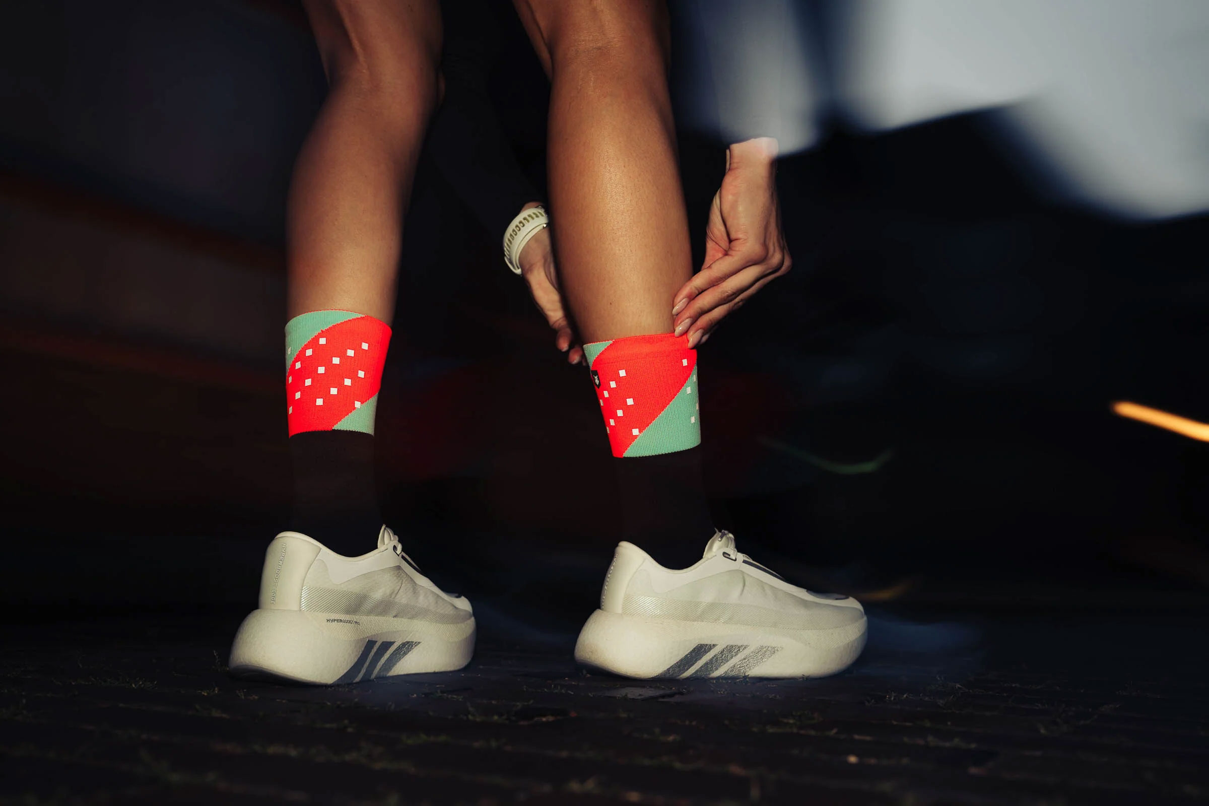 High-Viz V4 - Socken Aqua Inferno