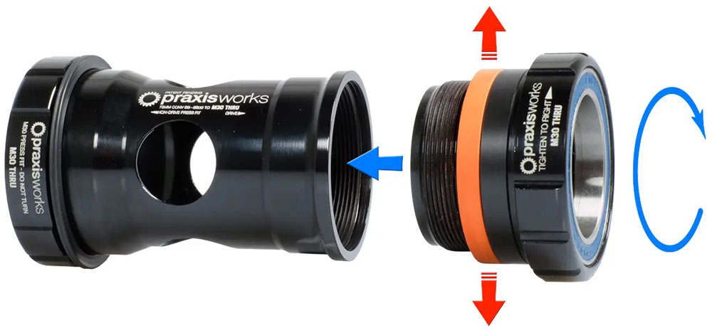 Praxis Works BB30/PF30 M30 MTB Bottom Bracket BB30 | Bike-Discount