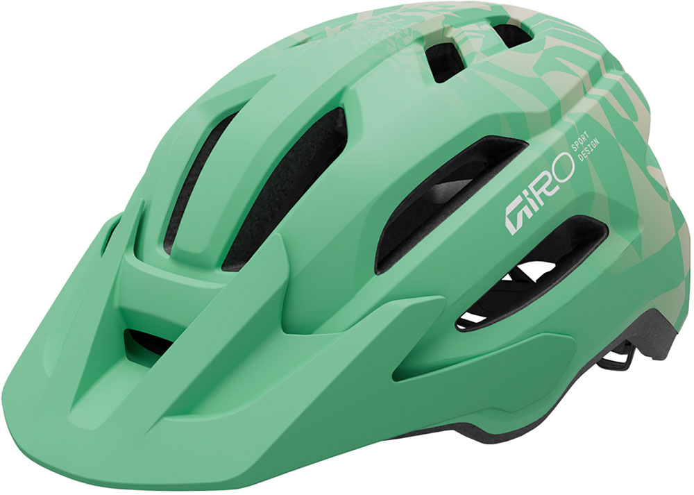 Fixture II matte green rush (50-57 cm) - Youth MTB helmet