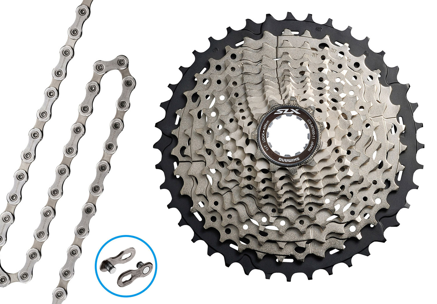 シマノ CS-M7000-11s 11-42T 使用100km シマノ新型SLX ミドルグレードMTBコンポが待望のリア11速化 - 新製品