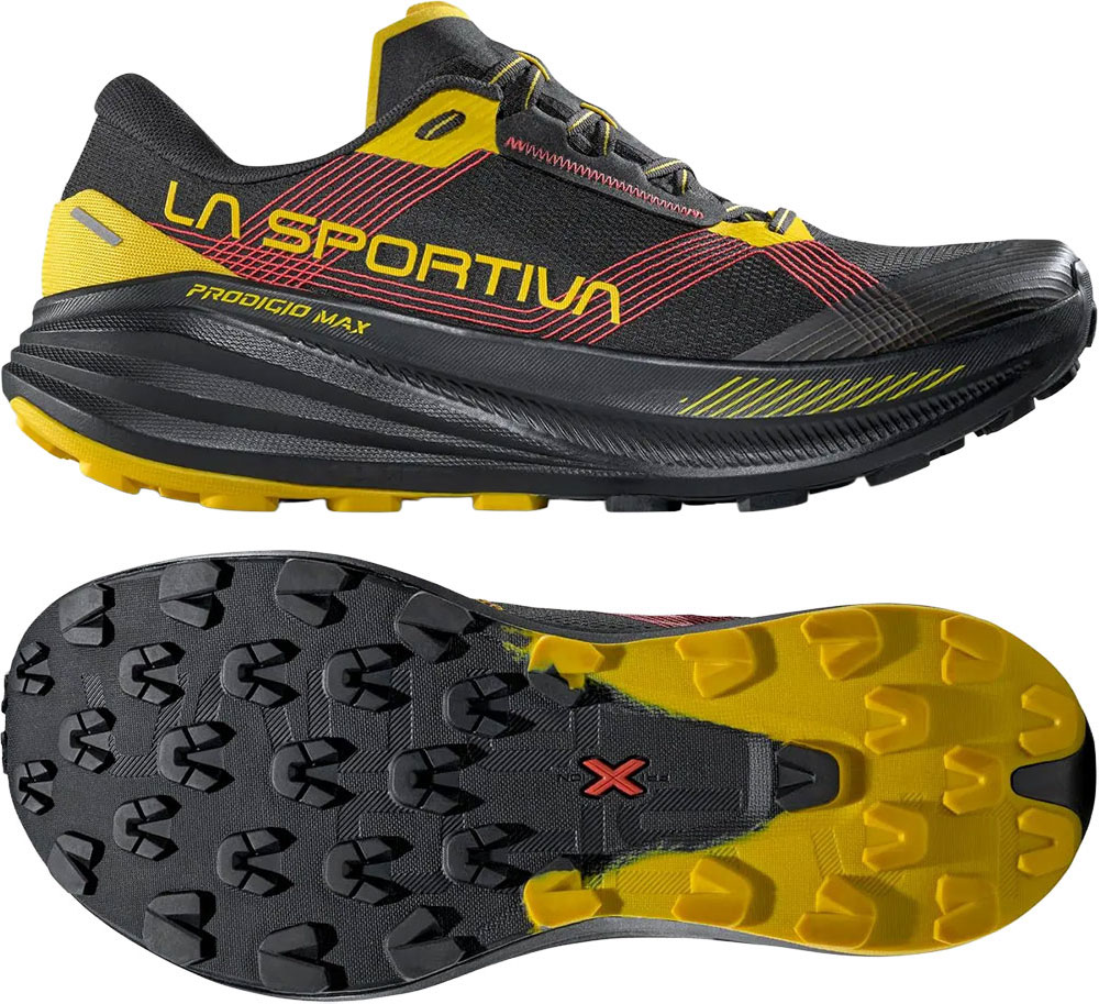Prodigio Max - Zapatillas de trail running Negro/Amarillo